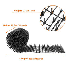 EATHEATY gros plan des pointes montrant texture dissuasive et sûre