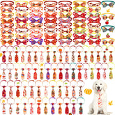 Eccliy packaging avant montrant les 120 nœuds papillon pour animaux, idéal pour fêtes