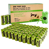 ECO-CLEAN packaging avant montrant 60 rouleaux et emplacement du distributeur, gain de quantité