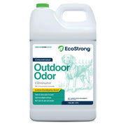 Eco Strong bidon 128 oz face montrant l’étiquette et utilisation professionnelle