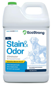 Eco Strong bouteille 128 oz face montrant emballage et format, pratique pour grandes maisons