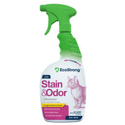 Eco Strong face de la bouteille montrant l'étiquette et le bénéfice neutralisant