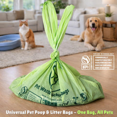 ecobewus sac en utilisation pour ramassage de déjections canines propre