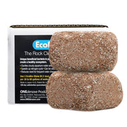 EcoBio-Block vue du pack commercial montrant deux pierres et emballage informatif