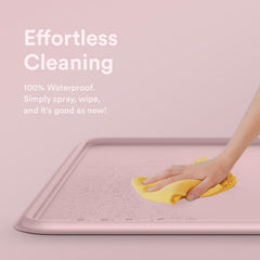 eenk plateau comparaison d'échelle montrant taille adaptée pour tapis 25 x 25 pouces