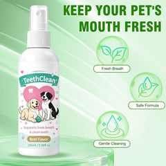 Egmsic Dentaclean en usage sur un chien pour faciliter le nettoyage dentaire