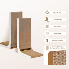 EHEYCIGA gros plan texture carton ondulé durable pour une meilleure adhérence