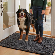 EHEYCIGA packaging du tapis d'entrée montrant dimensions et utilité protectrice