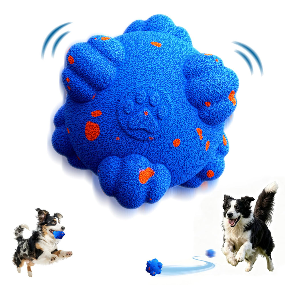 ELEGX balle face avant montrant design et couleur bleu, stimule le jeu