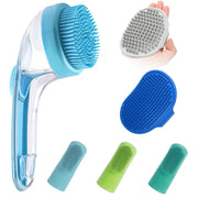 ELEGX vue frontale de la brosse montrant le design pratique et fonctionnel