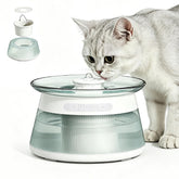 ELEGX fontaine face avant en verre montrant design hygiénique