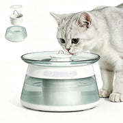 ELEGX fontaine face avant en verre montrant design hygiénique