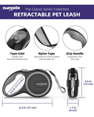 EMPEROR PETS sangle nylon renforcée pour longévité