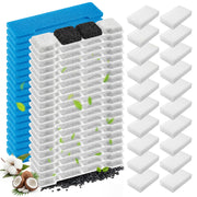 Enhon pack de 60 filtres montrant emballage scellé et rangement pratique