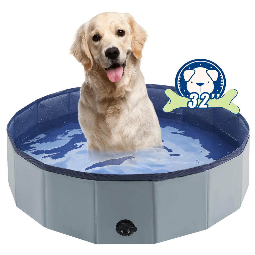 Eooqi vue avant piscine pliable montrant design pratique et entrée facile
