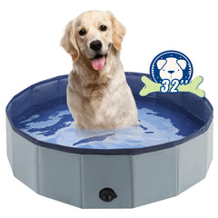 Eooqi vue avant piscine pliable montrant design pratique et entrée facile