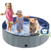 Eooqi piscine pliable face avant montrant stabilité et ouverture rapide