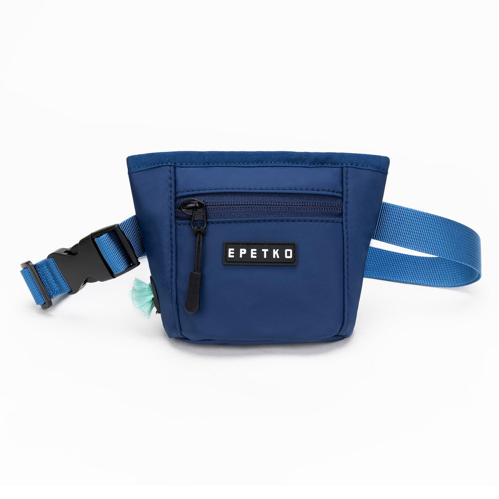 EPETKO sacoche face bleue montrant rangement pratique
