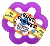 Epona Shed Flower Groomer face avant montrant la forme en fleur et prise confortable