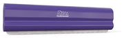 EquiGroomer paquet et brosse violet montrant contenu et bénéfice durable
