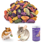 ERKOON emballage avant montrant friandises naturelles pour rongeurs et bénéfice décoration sûre