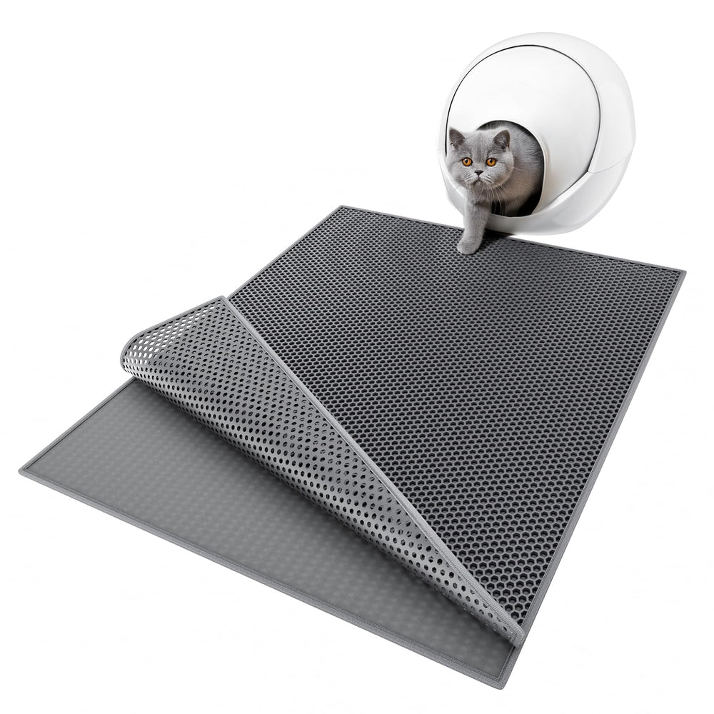 ESTHELLO tapis face avant montrant grand format et capture de litière