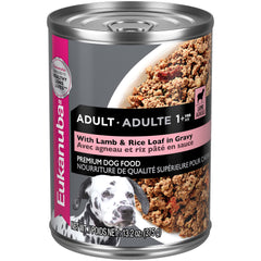Eukanuba boîte avant montrant l'étiquette et bénéfice appétence