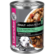 Eukanuba boite face montrant l'étiquette et bénéfice nutritionnel