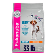Eukanuba paquet avant montrant le sac de 33 lb et bénéfice nutritionnel