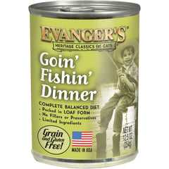 Evanger's vue face de la boîte montrant la recette et le format pratique