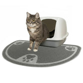 Evelots tapis avant gris montrant protection du sol