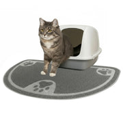 Evelots tapis avant gris montrant protection du sol
