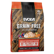 Evolve sac 13 lb face avant montrant la recette et avantages