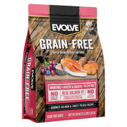 Evolve emballage avant montrant le sac et avantages du produit