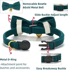 Ewinoom détail nœud papillon amovible pour style facile à retirer
