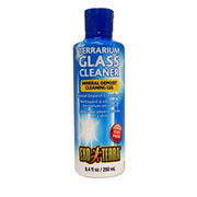 Exo Terra flacon face du nettoyant vitres montrant le format pratique 250 ml et facilité d'utilisation
