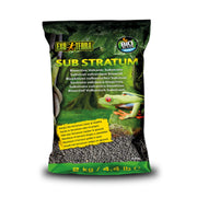 Exo Terra emballage avant montrant sac 4,4 lb et détails produit bénéfice drainage