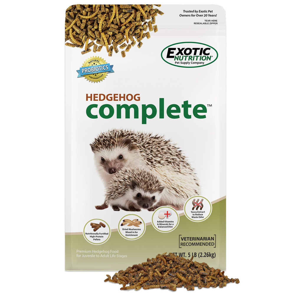 Exotic Nutrition emballage avant sac 5 lb montrant produit et conservation