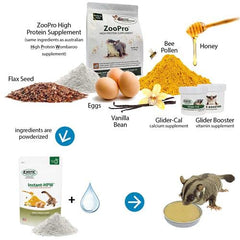 Portions congelées Instant-HPW Exotic Nutrition dans moule à glaçons pour conservation