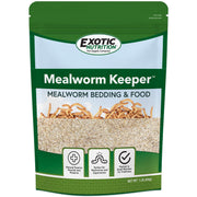 Exotic Nutrition emballage avant du Mealworm Keeper montrant l'intérêt pratique