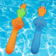 EXPAWLORER canard flottant vue de face, prêt au lancer et visible