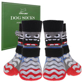 EXPAWLORER vue avant des chaussettes pour chien pour protection et style