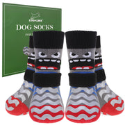 EXPAWLORER vue avant des chaussettes pour chien pour protection et style