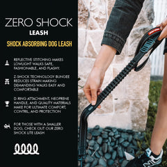 EzyDog Zero Shock gros plan webbing Soft Touch robuste