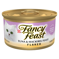 Fancy Feast boîte avant ouverture montrant design et portion pratique