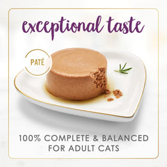 Fancy Feast gros plan sur morceaux de boeuf pour saveur riche