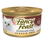Fancy Feast boîte ouverte montrant la pâté appétissante pour stimuler l’appétit