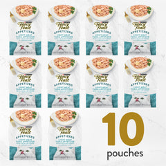 Fancy Feast zoom sur la garniture coquille offrant une saveur marine