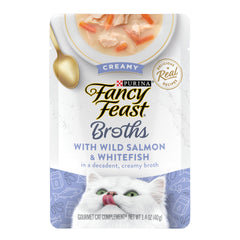 Fancy Feast emballage avant montrant le produit et la variété
