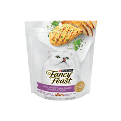 Fancy Feast emballage avant montrant le format 454 g et l'appel gourmand